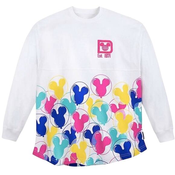Disney Spirit Jersey Balloon 2020 White Size Small NWT - Picture 3 of 11